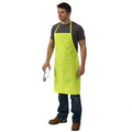 F66L Designer Hi-Viz Lime Longer Water Repellent Nylon Bib Apron